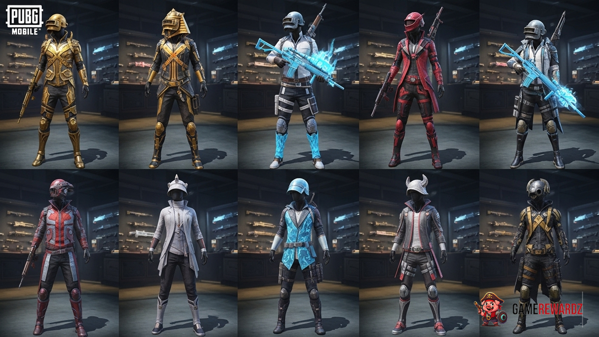 PUBG Mobile Rare Outfits Collection